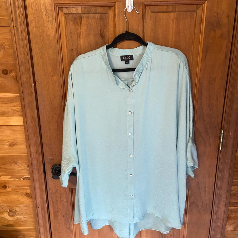 GiGiO Light Blue Casual Shirt